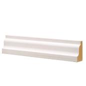 Metrie Crown Moulding - Primed - MDF - White - Scalloped