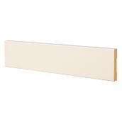 Metrie Ultralite Baseboard - 168-in L x 2 1/2-in H x 1/2-in T - Medium Density Fibreboard - Primed - White