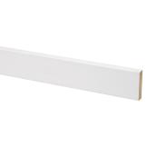 Metrie Flat Stock S4S Baseboard Moulding - 9/16-in T x 2 1/2-in H x 96-in L - MDF - Primed - White