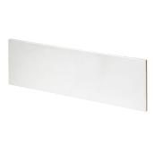 Metrie Flat Stock S4S MDF Baseboard Moulding - Primed - White - 9/16-in T x 7 1/4-in H x 8-ft L