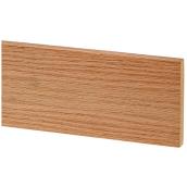Red Oak Flat Stock - Natural Finish - Hardwood - 6-in W x 1-in T