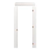 Cadre de porte préusiné Metrie, 9/16 po d'épais x 3 9/16 po de large x 84 po de long, pin jointé apprêté, blanc