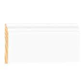 Metrie 1/2-in x 4-in x 14-ft White Primed MDF Baseboard