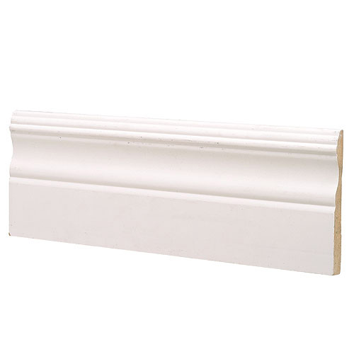 Metrie Primed Mdf Baseboard 3 8 In X 3 7 8 In X 12 Ft Mfp8910 12 Rona