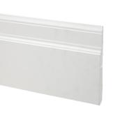 Metrie 5/8-in x 7 1/4-in Finger-Jointed White Primed Poplar Baseboard - Sold by Linear Foot