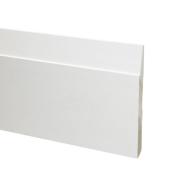 Metrie Baseboard - 192-in L x 7 1/4-in H x 11/16-in T - Finger-Jointed Poplar - Primed - White