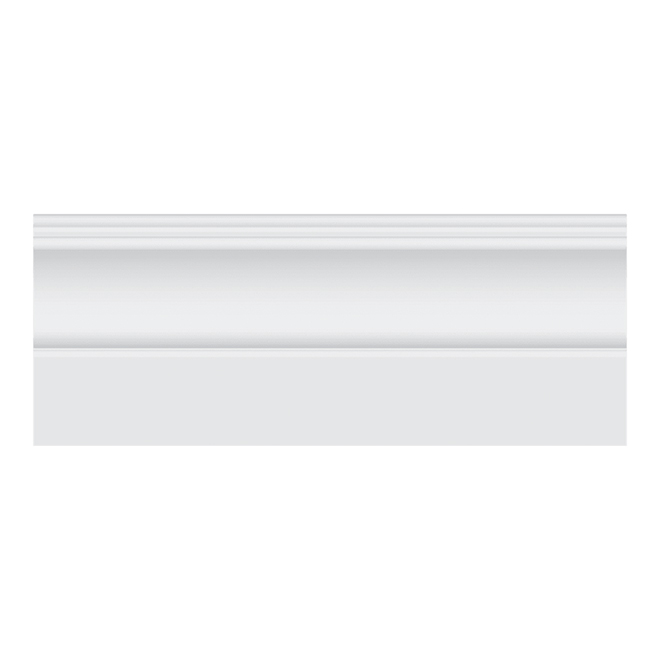 Baseboard Métrie 3/8-in x 3 1/4-in primed MDF Colonial 10-ft , pack of 10