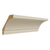 Metrie Primed MDF Crown Moulding - 8-ft. X 5 1/4-in x 1 3/16-in