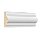 Metrie Primed Panel Moulding - MDF - 1 1/8-in x 96-in x 1/2-in - White