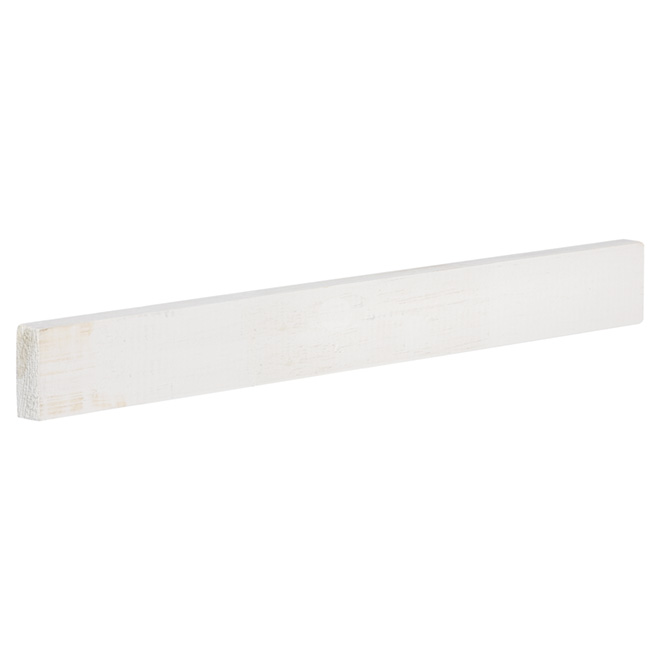 Metrie Door Stop Moulding - 5/16-in T x 1 1/2-in W x 192-in L - Finger-Jointed Poplar - Primed - White