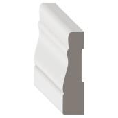 Metrie White Paint Finish MDF Casing - 7 1/16-in x 2 1/8-in