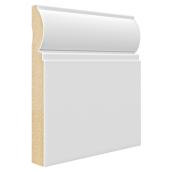 Metrie Primed MDF Baseboard - 3/4-in x 7 1/4-in x 12-ft