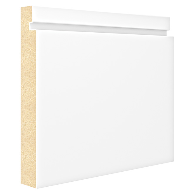 Metrie Primed MDF Baseboard 9 16 in X 5 1 2 in X 12 ft CVS1B2PMD12 RONA metrie-primed-mdf-baseboard-9-16-in-x-5-1-2-in-x-12-ft-cvs1b2pmd12-rona