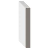 Metrie Complete MDF Flat Stock - Medium Density - Polar White - 8-ft L x 5-in W x 1-in T