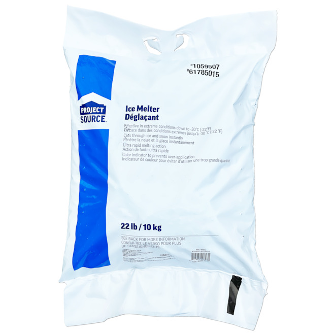 Project Source 10 kg Sodium Chloride and Calcium Chloride Ice Melter