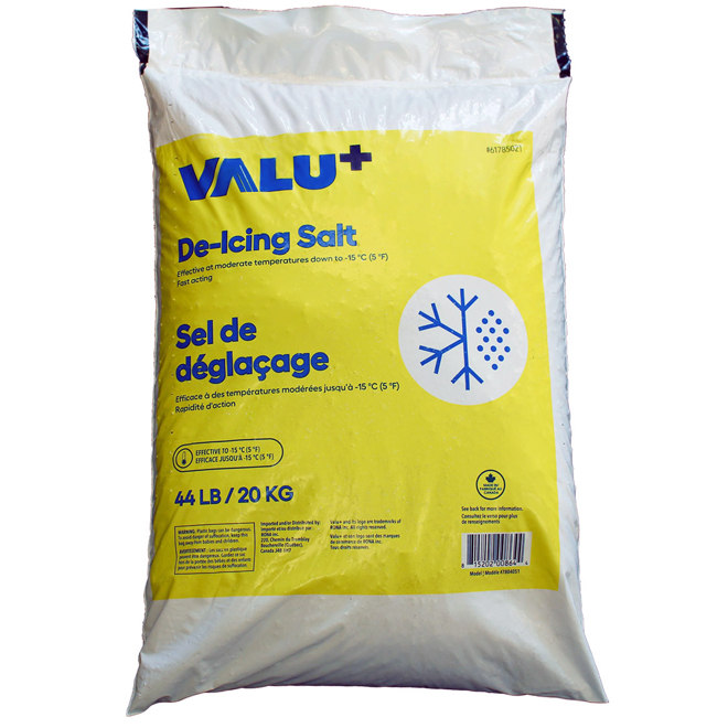 Sel de déglaçage VALU+, 20 kg