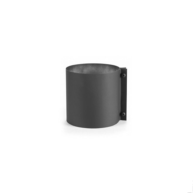 Aston Stove Pipe Coupler - Stainless Steel - Singled-Walled - Black - 7-in dia x 6-in L