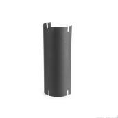 Aston Corner Stove Pipe Shield - Steel - 24-Gauge - Black - 6-in dia