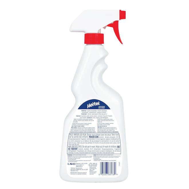 Hertel Degreasing Cleaner Spray Ultra-Powerful Biodegradable - 700-mL