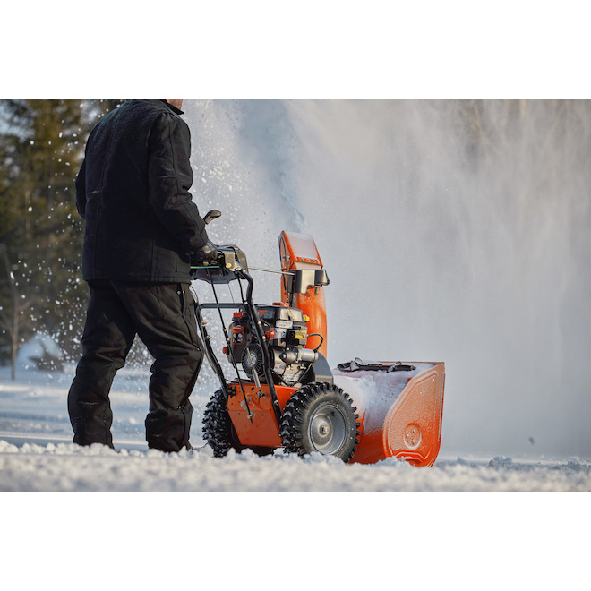 Ariens Deluxe Series 2-Stage Snow Blower with 254 CC Engine - 24-in ...