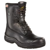 Men's Work Boots - Leather/PU - 8