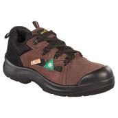 Men's Work Shoes - PU/Nylon - Size 8 - Black/Brown