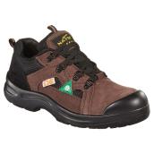 Chaussures de travail pour homme, PU/nylon, 9, noir/brun