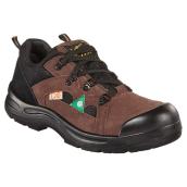Men's Work Shoes - PU/Nylon - Size 12 - Black/Brown
