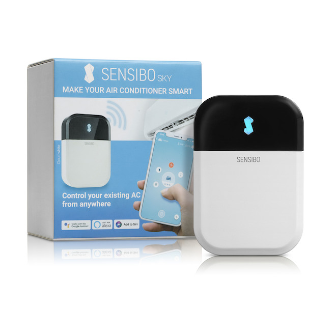 Télécommande pour climatiseur Sensibo Sky, intelligente, blanche, contrôle de l'humidité