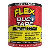 Flex Duct Tape Super Wide Black Tape - 4.6-in x 20-ft