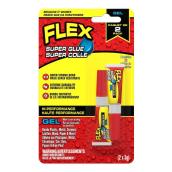 FLEX Gel Super Glue with Precision Tip - Pack of 2 x 3-g