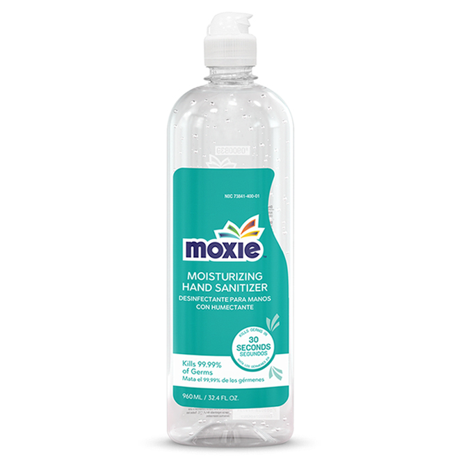 Moxie Moisturizing Hand Sanitizer - 70% Alcohol - 32.46 oz