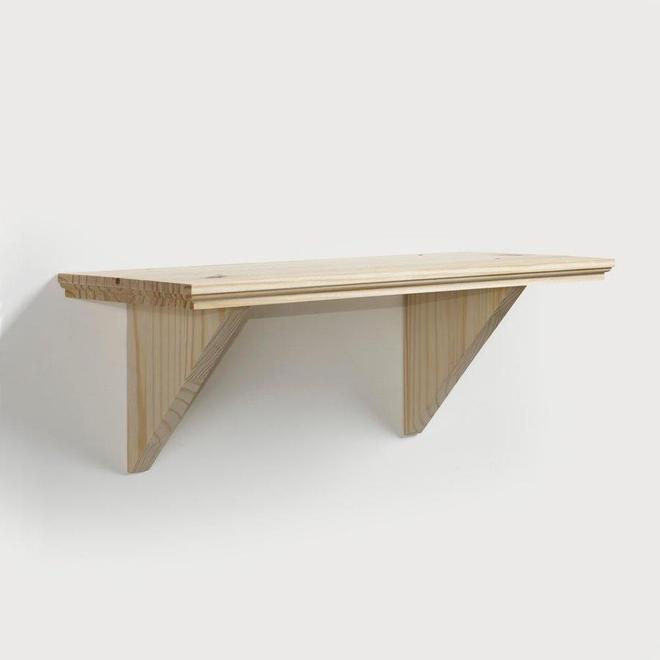 Solid Wood Pine Shelf 1.1"x9.4"x35.4"