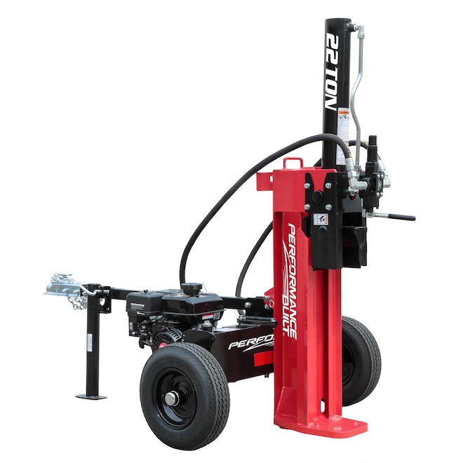 Performance Built Gas Log Splitter with 209 CC Rato OHV Engine