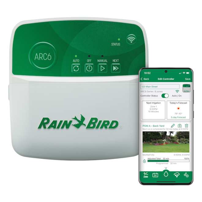 Rain Bird 6-Zone Wi-Fi Irrigation Timer