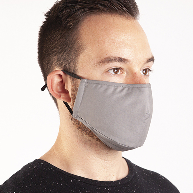 Swiss Mobility Non-Medical Masks - Charcoal/Navy - Cotton - Pack of 2