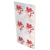 Rx ISO Rigid Insulation Panel - Polyisocyanurate Foam - Aluminum Finish - 9-ft x 4-ft x 1-in