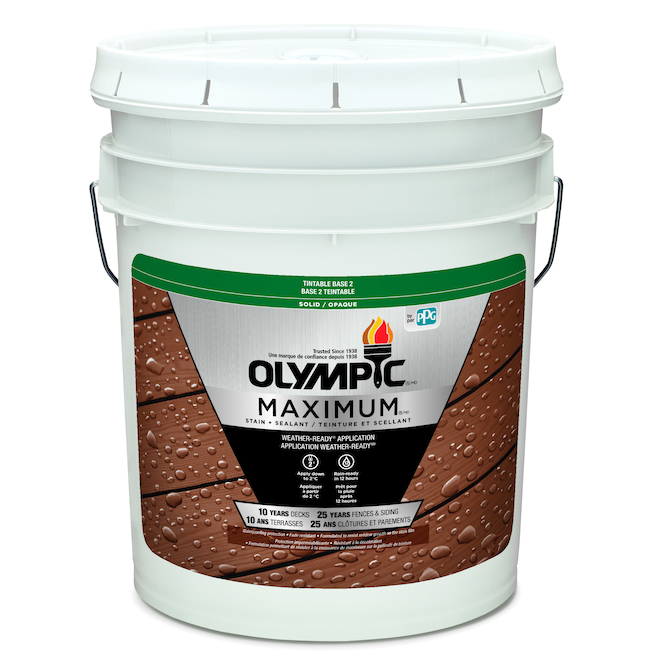 Olympic Maximum Stain + Sealant Base 2 - 18.9 L