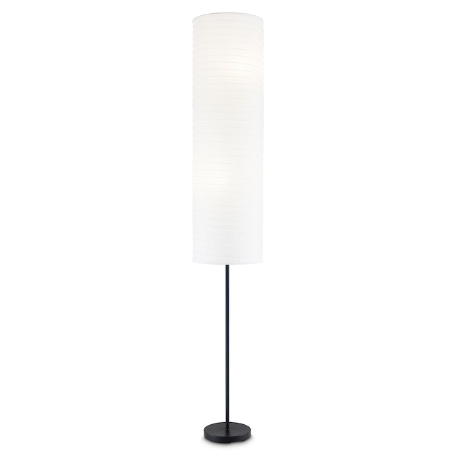 Project Source Floor Lamp With Rice, Rice Paper Floor Lamp Shade