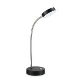 Project Source  13.25-in Metal LED Desk Lamp - Black/Brushed Nickel