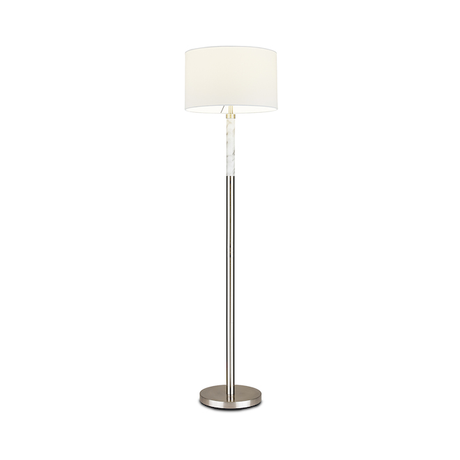 Allen Roth Floor Lamp With Marble, Accent Lighting Floor Lamps