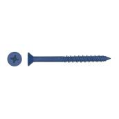 Buildex 100-Count 1/4-In x 1.75-in Blue Steel Self-Tapping Concrete Screw