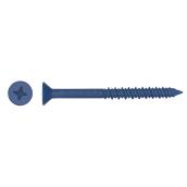 Buildex 100-Count 1/4-In x 2.75-in Blue Steel Self-Tapping Concrete Screw