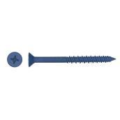 Buildex #14 Blue Flat-Head Phillips Concrete Screws