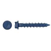 Buildex 100-Count 3/16-In x 1.25-in Blue Steel Self-Tapping Concrete Screw