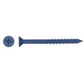 Buildex 100-Count 3/16-In x 2.75-in Blue Steel Self-Tapping Concrete Screw