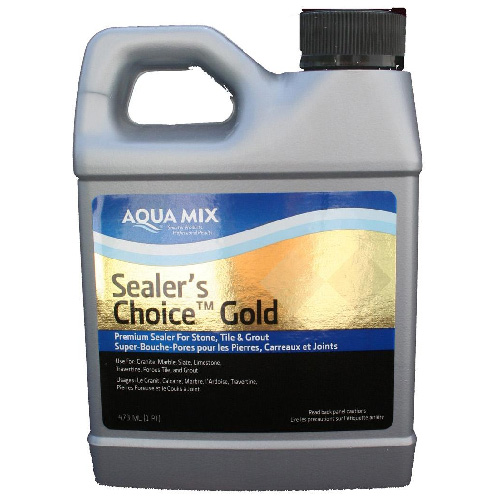 Super bouche-pores Sealer's Choice Gold d'Aqua Mix, sans-reflets, à base d'eau, résistant aux tâches, 473 ml