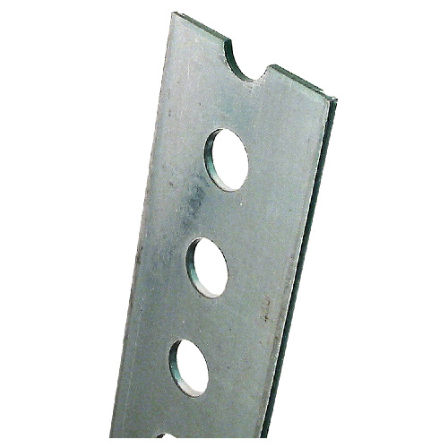 Flat Rod - Slotted - Galvanized Steel, 3/4" x 1 3/8" x 36"