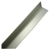 Precision L-Shaped Angle Bar - Aluminum - Anodized Finish - 36-in L x 1-in W