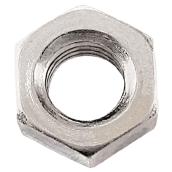 Precision Standard Hexagon Machine Screw Nuts - #10 Dia - 32 Thread - Carbon Steel - 100 Per Pack